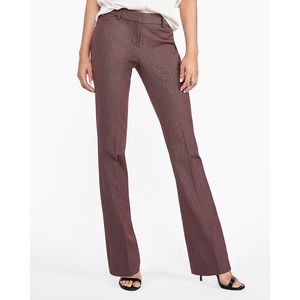 Express Barely Boot Mid Rose Columnist Pants